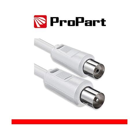 Cavo Antenna Tv Iec 1m Sp-pr Bianco - Foto 1